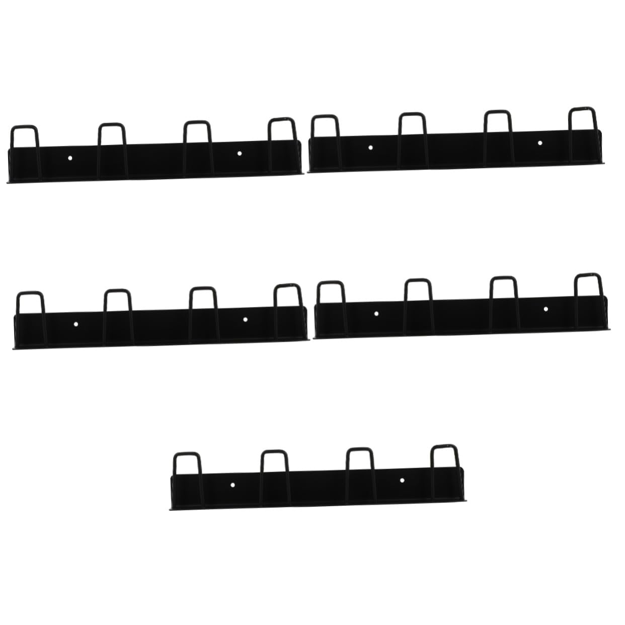 Ciieeo 5st Kein Stanzbecherhalter Tassentrockner An Der Wand Montierter Getränkehalter Flaschenorganisator Umgedrehter Becher-Organizer Getränkehalter Zur Wandmontage Black Eisen von Ciieeo