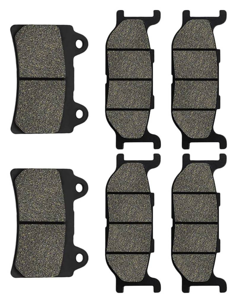 Fahrradbremsbeläge Für Y&amaha XVZ1300 XVZ 1300 TF Für Royal Star Für Venture 1999-2001 XV1600 Motorrad Teile Vorne Oder Hinten Bremsbeläge(Front and Rear) von Ciloc