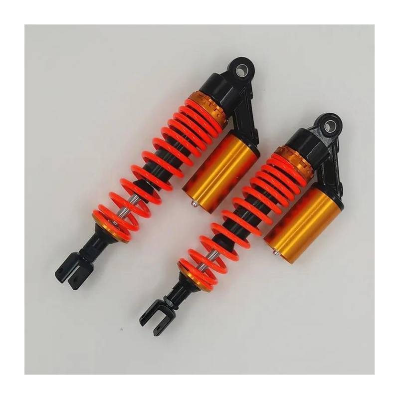 Federungsdämpfer Für CB750K GL1000 Motorrad-Stoßdämpfer, Universeller 330 Mm/335 Mm/340 Mm Motorrad-Stoßdämpfer(Orange) von Ciloc