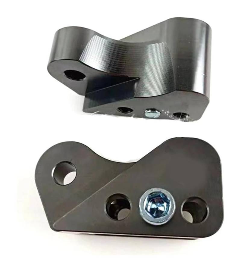 Federungsdämpfer Für K&awasaki Scooter Motorrad Hinterer Stoßdämpfer Rückwärtsadapter Erhöhung Refit Universal(Gray 3 Holes 1pair) von Ciloc