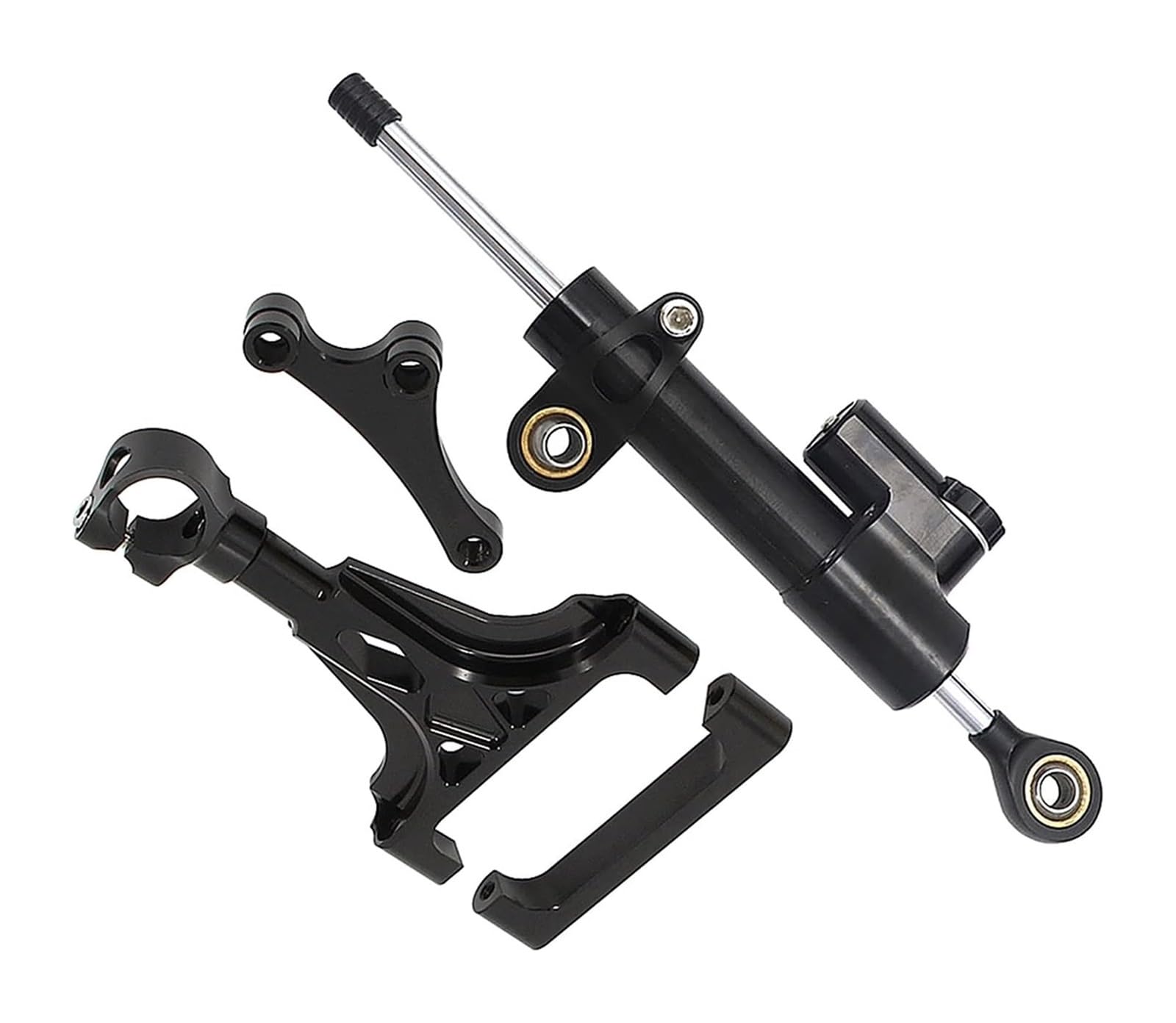 Federungsdämpfer Für Kawa&saki Z1000 Z750 2003-2009 Motorrad Einstellbare Lenkung Stabilisierung Stoßdämpfer Halterung Montage Unterstützung Kit(K) von Ciloc