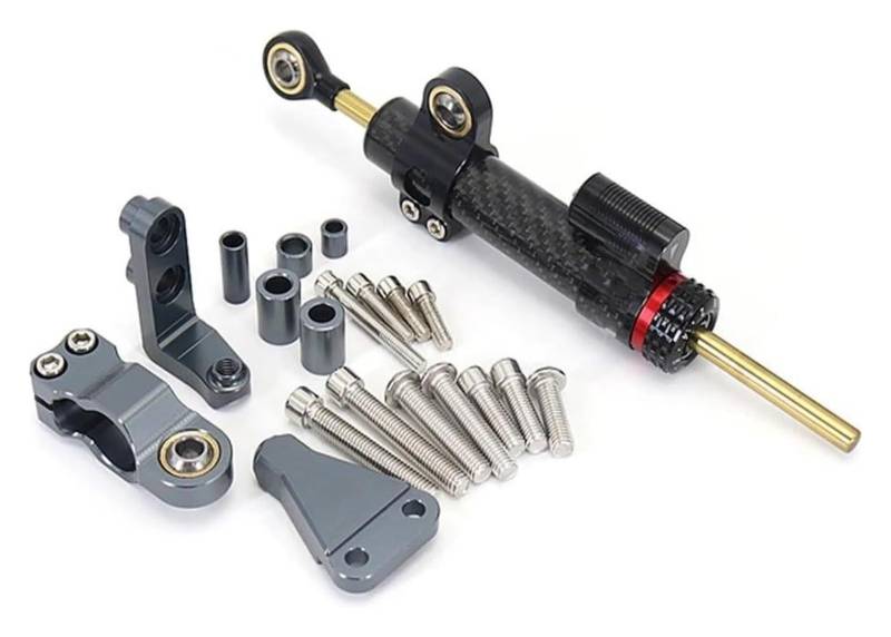 Für A&prilia RS660 RS 660 Rs660 Rs 660 2021-2023 Lenkungsdämpfer Motorraddämpfer Lenkung Stabilisieren Dämpfer Halterung Mount Kit Motorrad Lenkungsdämpfer(Set 18) von Ciloc