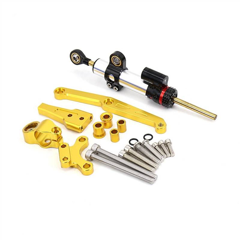 Für CB650R 2018 2019 2020 2021 Motorrad Lenkung Stabilisieren Dämpfer Halterung Unterstützung Mount Kit Motorrad Lenkungsdämpfer(9) von Ciloc