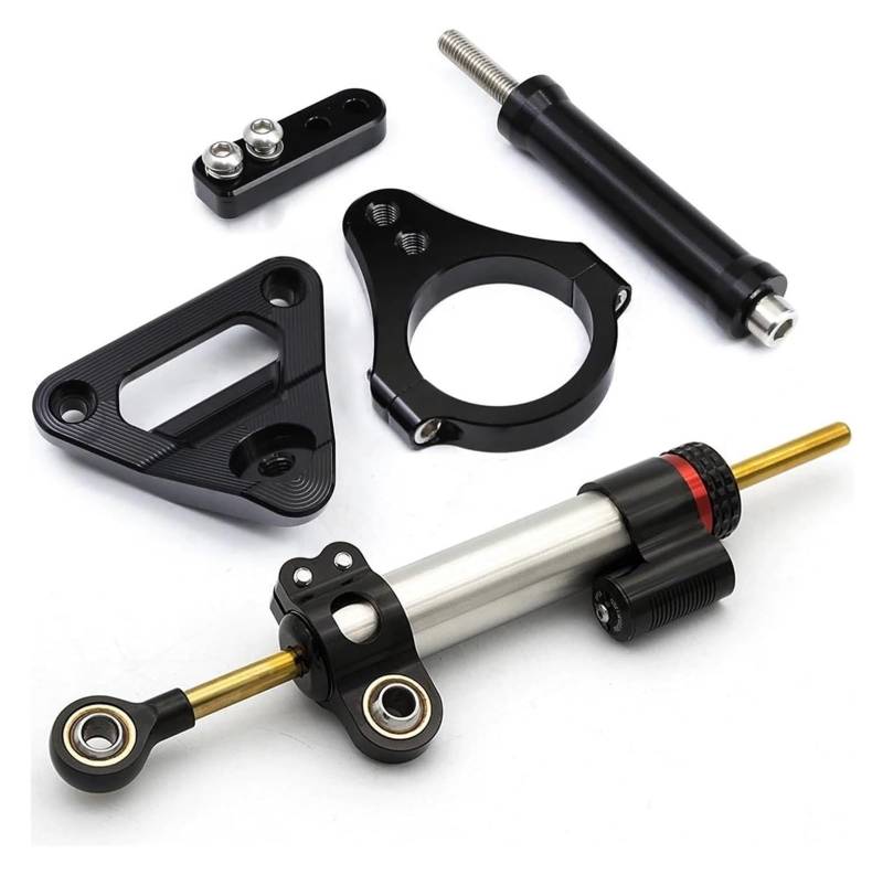 Für CBR 250RR 250 RR 2019-2023 Motorrad Lenkung Dämpfer Stabilisieren Dämpfer Halterung Montage Kit Lenkung Dämpfer Motorrad Lenkungsdämpfer(Damper+Bracket a) von Ciloc