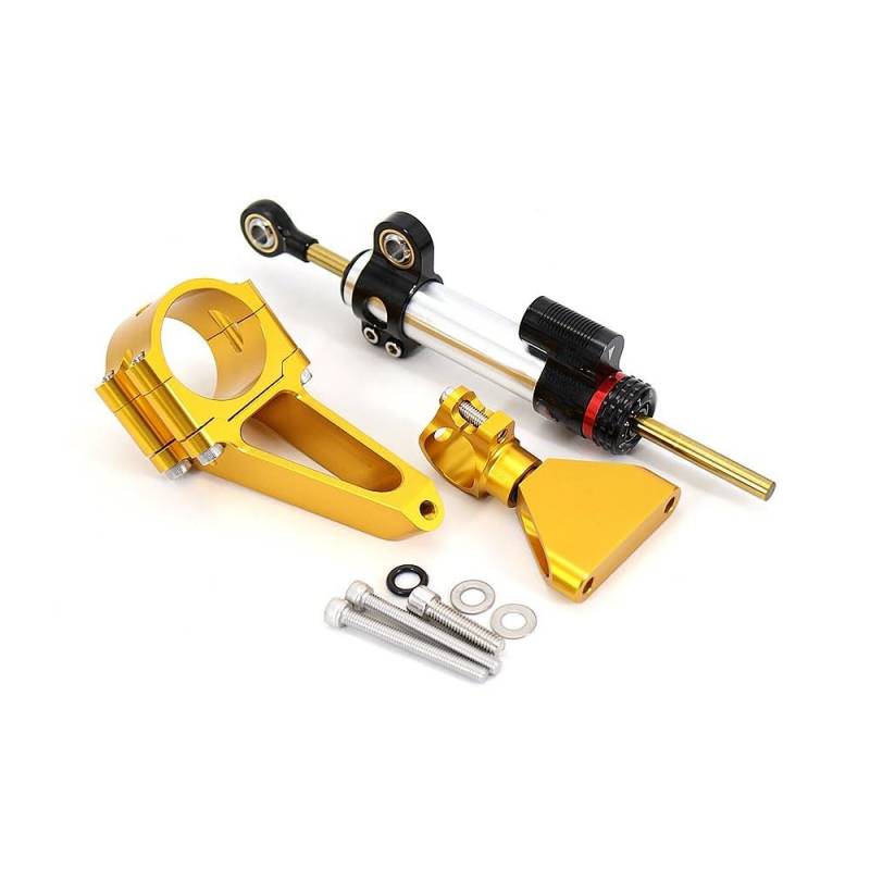 Für CBR600 F4i 1999-2007 Motorrad Lenkungsdämpfer Stabilisator Halterung Mount Kit Unterstützung Motorrad Lenkungsdämpfer(10) von Ciloc