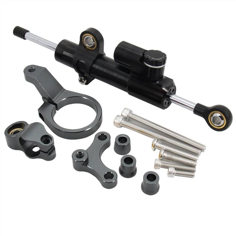 Für CBR650R 2019 2020 2021 2022 Motorrad Zubehör Einstellbare Lenkung Stabilisator Dämpfer Montage Halterung Kit Motorrad Lenkungsdämpfer(11) von Ciloc