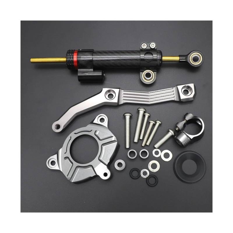 Für K&AWASAKI Für Z1000 2010 2011 2012 2013 Motorrad Aluminium Lenkstabilisator Dämpfer Montagehalterung Motorrad Lenkungsdämpfer(10) von Ciloc