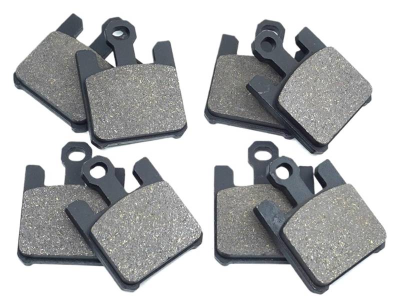 Für Kawa&saki Für Ninja Für ZX12R 2004-2007 Vorne Hinten Bremsbeläge Kit Motorrad Bremsbeläge Motorrad Teile Bremsbeläge Motorrad Lenkerende(4xFront Brake Pads) von Ciloc