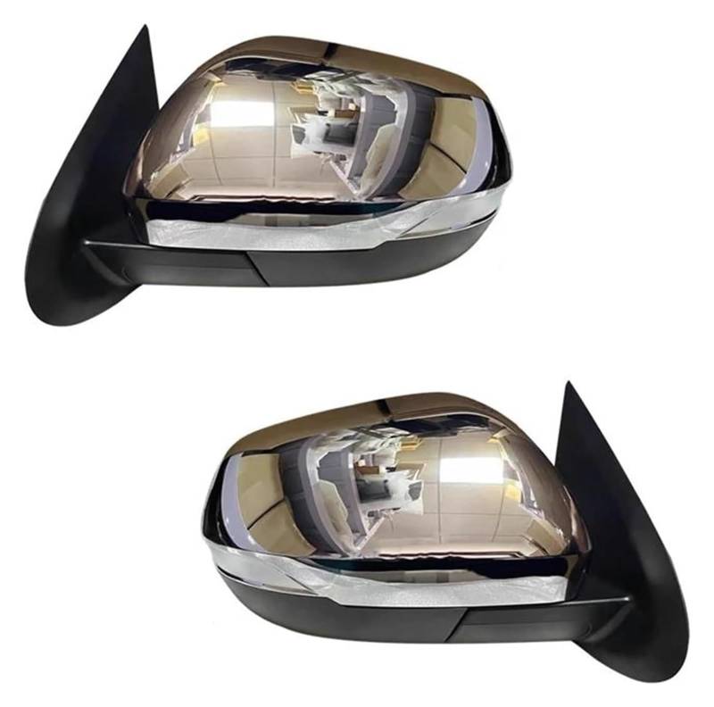 Für M&ITSUBISHI Für Triton L200 2020-2023 Auto Rückspiegel Auto Seitenspiegel Reflektor Blinker Komplett- Außenspiegel(2pc) von Ciloc