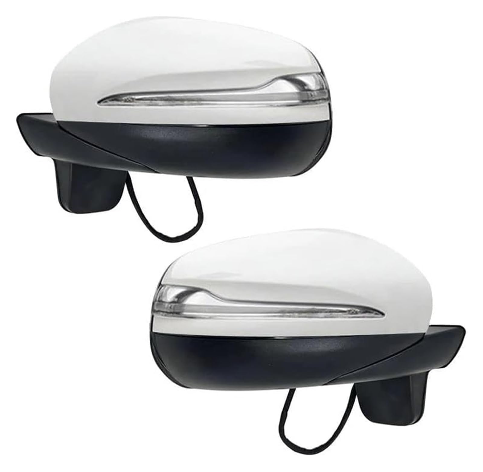 Für M&ercedes Für B&enz G-Klasse W463 W464 1992-2012 Auto-Rückspiegel Auto-Blinker Toter-Winkel-Spiegelglas Komplett- Außenspiegel(B,2 pcs) von Ciloc