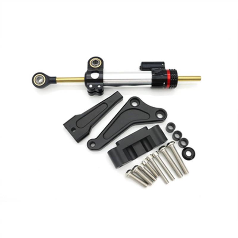 Für Street Triple 765r 765rs 1200rs Motorrad Lenkstabilisator Dämpfer Montagehalterung Kit Motorrad Lenkungsdämpfer(3) von Ciloc