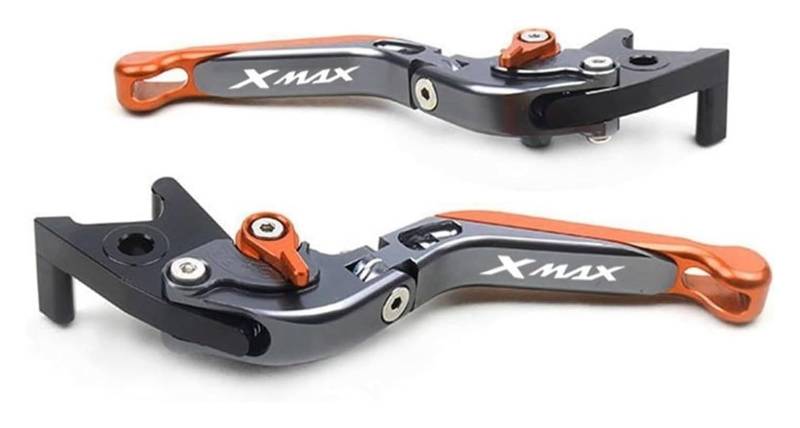 Motorrad Kupplungshebel Für Y&AMAHA Für Xmax 250 125 300 400 2013-2019 Motorrad Verstellbarer Klapp-Teleskop-Bremskupplungshebel(6) von Ciloc