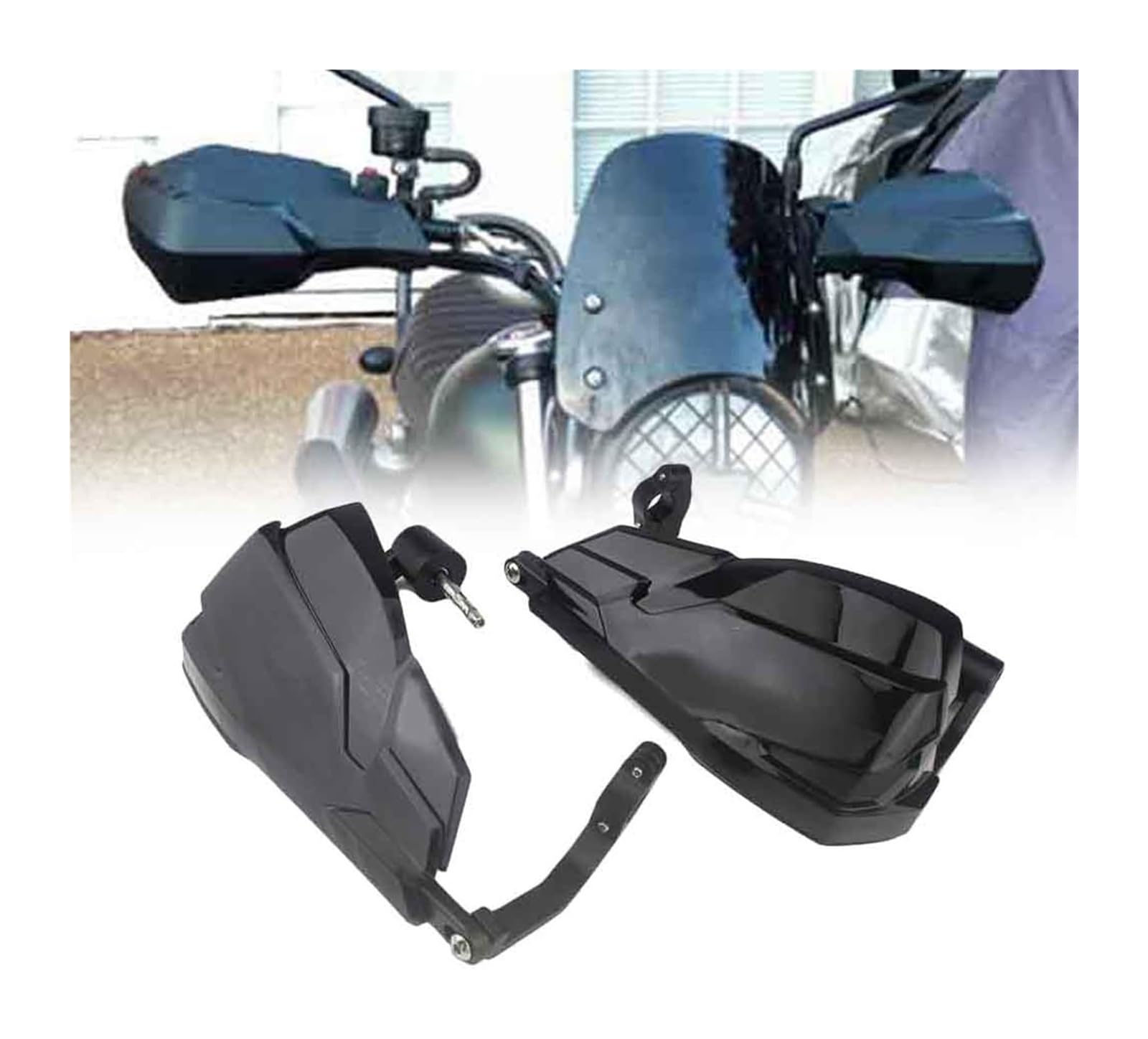 Motorrad Lenker Handschutz Für B&MW F800GS F 800 GS 2013 2014 2015 2016 2017 Motorrad Handschutz Handschutz Schild Winddichte Schutzausrüstung(Without Light) von Ciloc