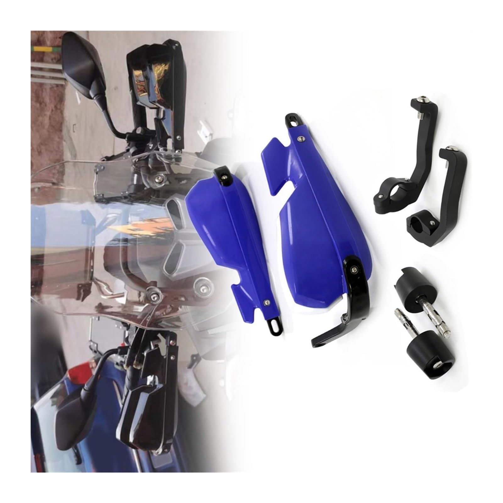 Motorrad Lenker Handschutz Für B&MW Für R Nine T 2014 2015 2016 2017 2018 2019 Handschutz Hand Lenker Griff Bar Schutz Schützen(Blau) von Ciloc