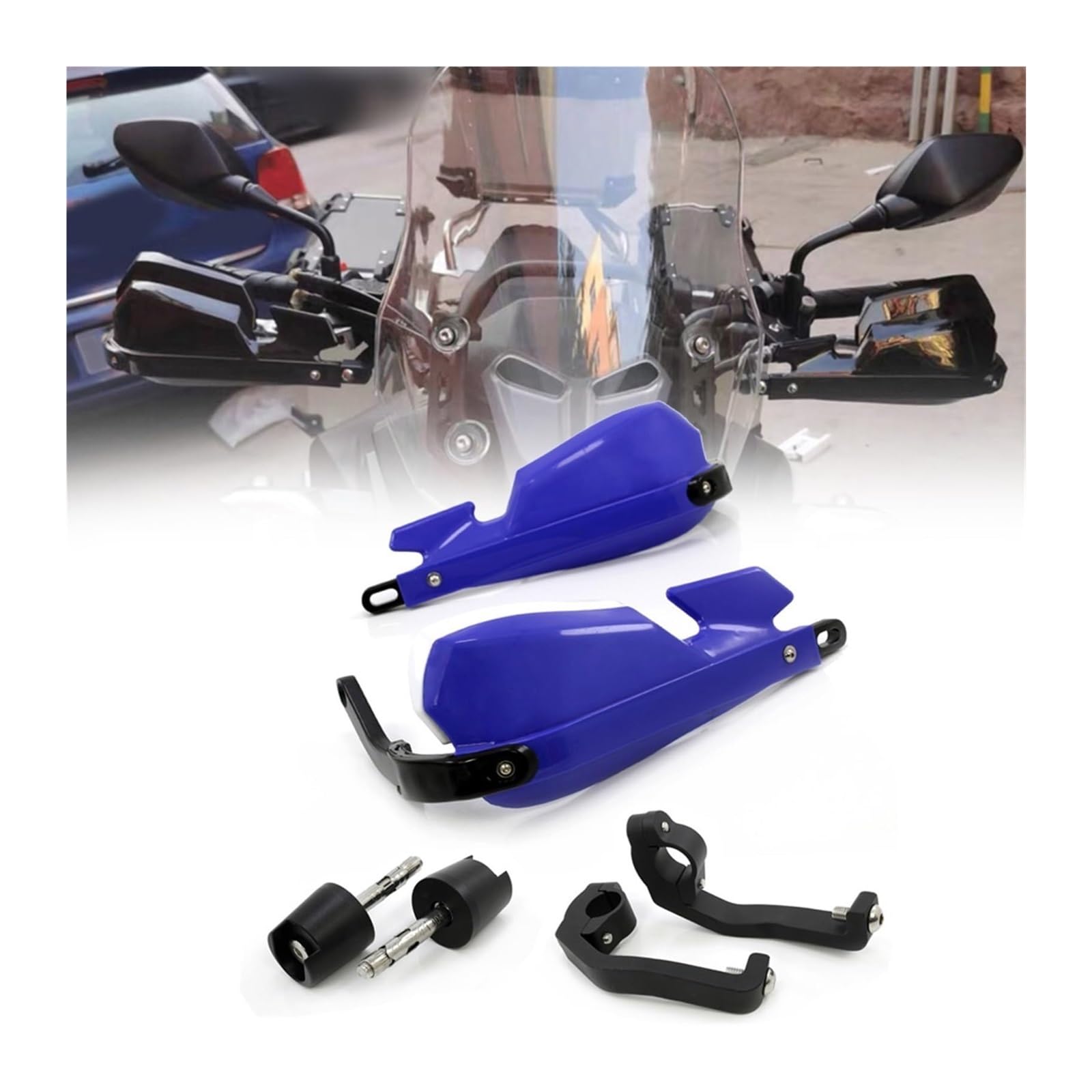 Motorrad Lenker Handschutz Für B&MW Für R Nine T 2014 2015 2016 2017 2018 2019 Motorrad Handschutz Hand Lenker Griff Bar Schutz Schützen(Blau) von Ciloc