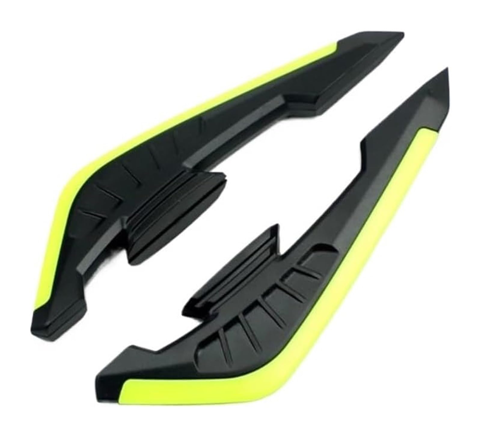 Seitenluftkanal-Abdeckung 1 Paar Motorrad-Roller-Winglets Spoiler Aerodynamisches Flügel-Set Motorrad-Zubehör Windflügel Seitenverkleidung Winglet(Gelb) von Ciloc