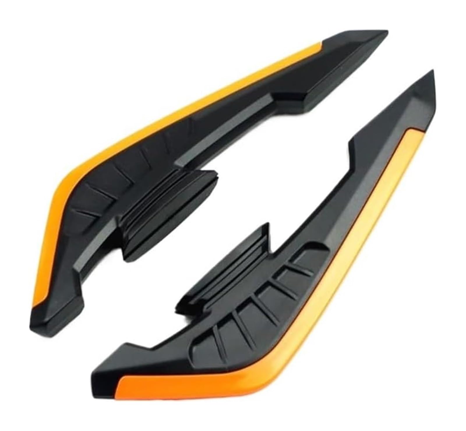 Seitenluftkanal-Abdeckung 1 Paar Motorrad-Roller-Winglets Spoiler Aerodynamisches Flügel-Set Motorrad-Zubehör Windflügel Seitenverkleidung Winglet(Orange) von Ciloc