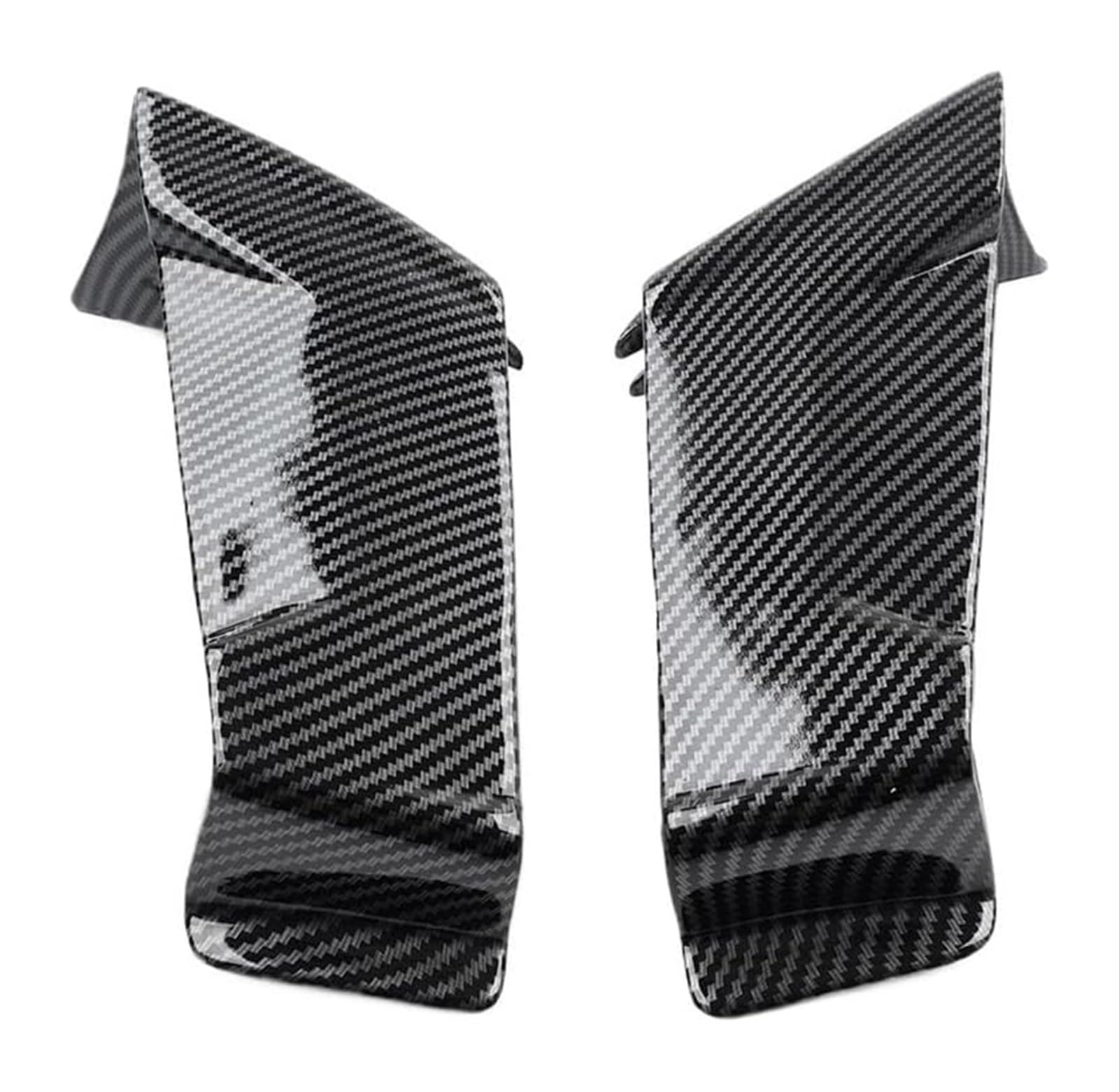 Seitenluftkanal-Abdeckung Für A&prilia Für RS660 Für Tuono 660 2021-2023 Motorrad Seitenspoiler Feste Wind Winglets Aerodynamisches Flügel Kit(Carbon Fibre) von Ciloc