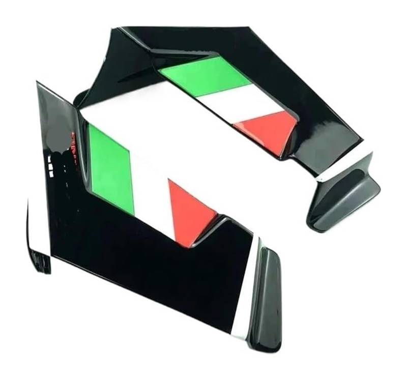 Seitenluftkanal-Abdeckung Für A&prilia Für Tuono 660 RS660 2021-2023 Motorrad Winglet Aerodynamische Flügel Kit Spoiler Frontspoiler Fxed Wind Winglets(Bright B) von Ciloc