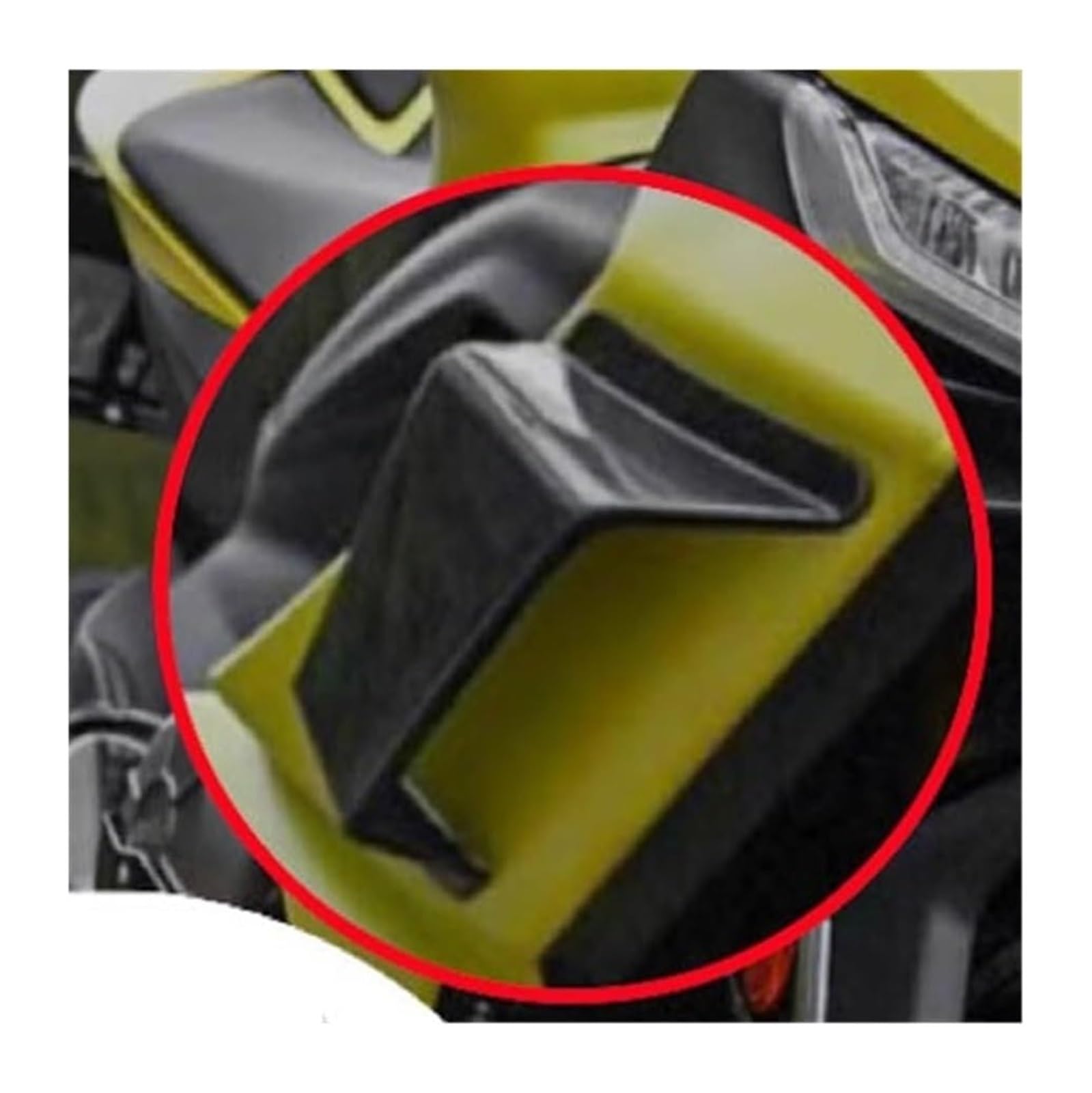 Seitenluftkanal-Abdeckung Für A&prilia RS 660 Für Tuono 660 2021-2023 Motorrad Frontspoiler Fxed Wind Winglets Winglet Aerodynamische Flügel Kit Spoiler(T) von Ciloc