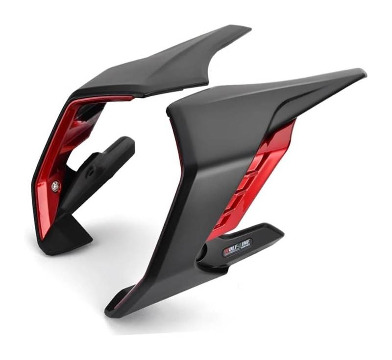 Seitenluftkanal-Abdeckung Für CB650R 2019-2023 Motorrad Seitenflügel Motorrad Vorderseite Spoiler Winglet Seitenspoiler Air Deflektor Flügel von Ciloc