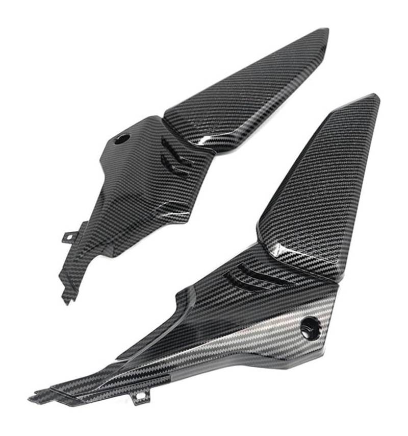 Seitenluftkanal-Abdeckung Für CB650R CBR650R 2019 2020 Motorrad Hinten Passagier Sitz Abdeckung Seite Panel Verkleidung Gugel(Carbon Fiber Look) von Ciloc