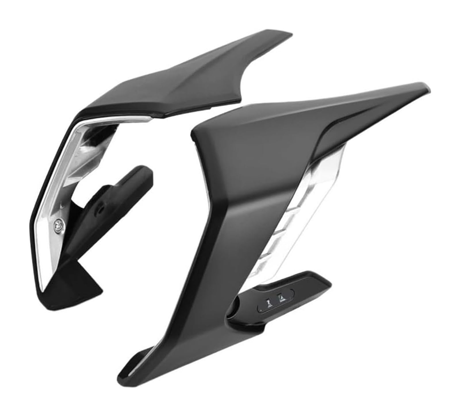 Seitenluftkanal-Abdeckung Für CB650R Für CB 650 Für CB650 R 2019-2023 Motorrad Seite Abtrieb Spoiler Winglet Feste Flügel Winglet Verkleidung Flügel(Color-i) von Ciloc