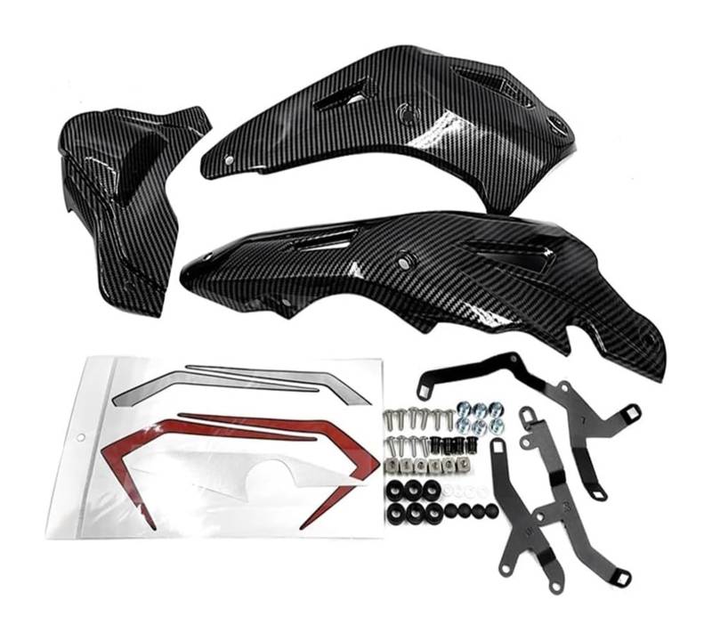 Seitenluftkanal-Abdeckung Für CB650R Für CB650F FE Motorrad Chassis Wachen Motor Spoiler Untere Verkleidung Karosserie Rahmen Panel Schutz von Ciloc