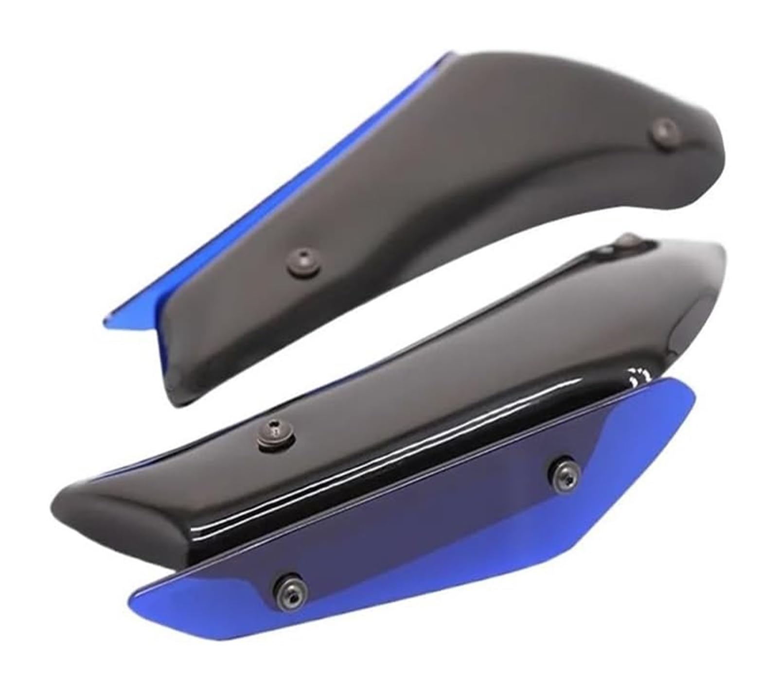 Seitenluftkanal-Abdeckung Für CBR1000RR Für CBR500R Motorrad Verkleidung Teile Aerodynamische Flügel Kit Feste Winglet Verkleidung Flügel(Blau) von Ciloc