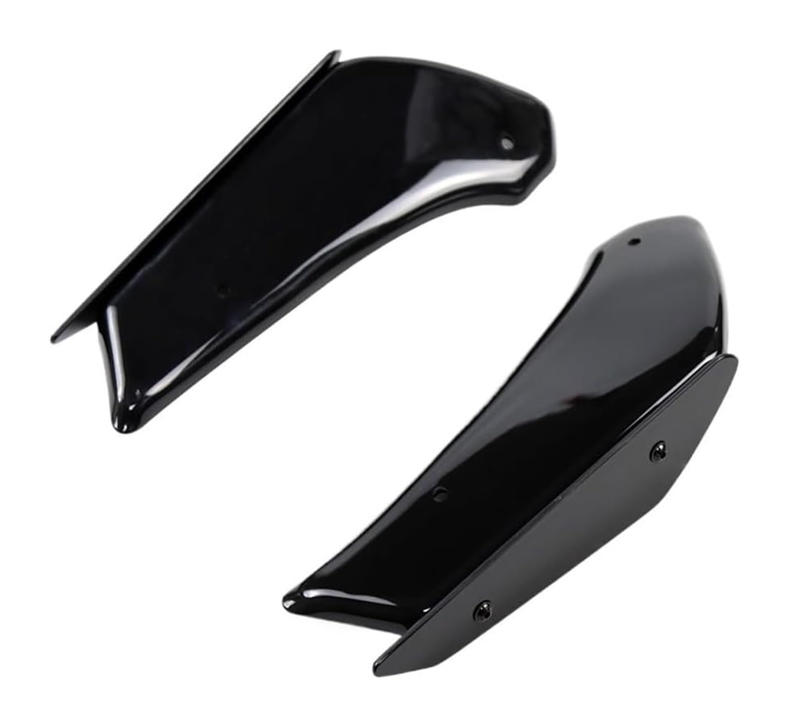 Seitenluftkanal-Abdeckung Für CBR1000RR Für CBR500R Motorrad Verkleidung Teile Aerodynamische Flügel Kit Feste Winglet Verkleidung Flügel(Schwarz) von Ciloc