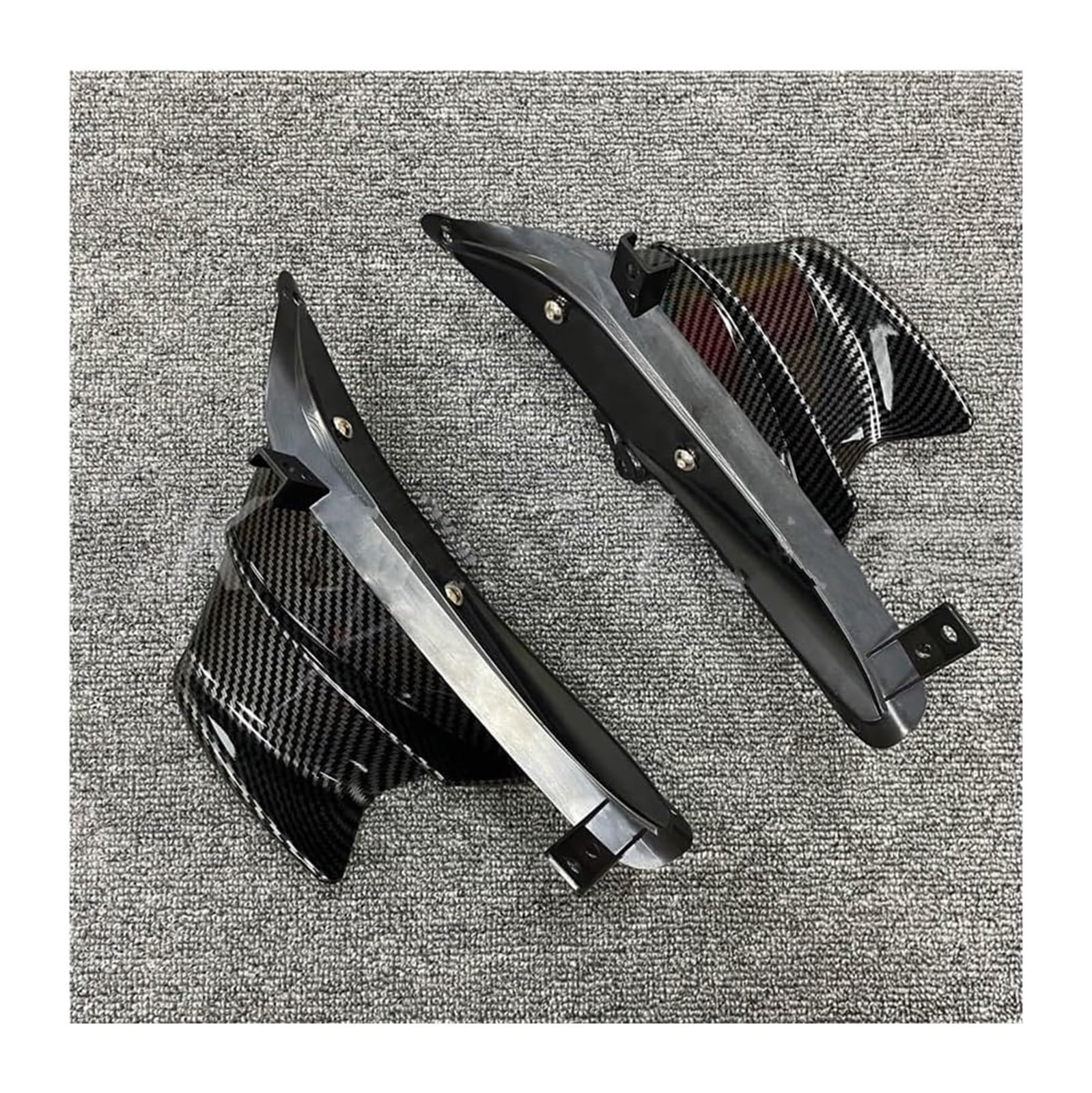 Seitenluftkanal-Abdeckung Für CBR650R 2019-2023 Winglet Aerodynamische Seite Wind Fin Spoiler Front Verkleidung Schutz Flügel Abdeckung(Carbon Fiber) von Ciloc