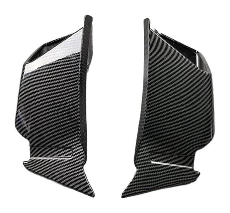 Seitenluftkanal-Abdeckung Für CBR650R CBR 650R 2019-2023 Motorrad Front Winglets Aerodynamische Flügel Seitenflügel Spoiler Verkleidung(A Type Carbon Fiber) von Ciloc