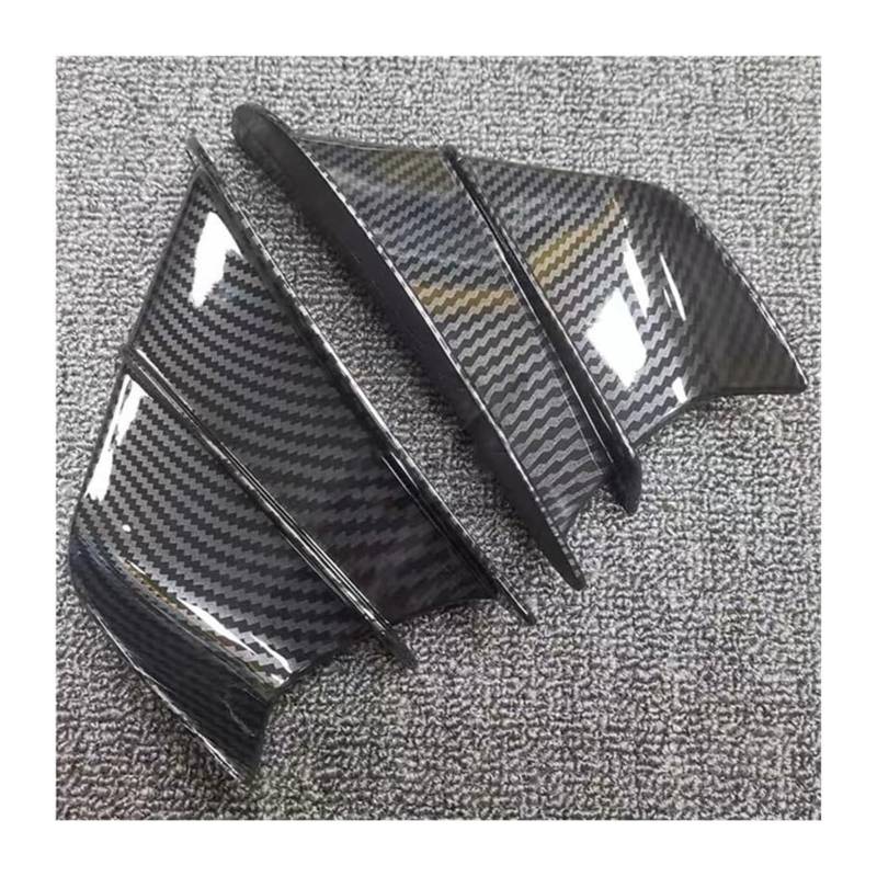 Seitenluftkanal-Abdeckung Für CBR650R CBR 650R 2019-2023 Motorrad Front Winglets Aerodynamische Flügel Seitenflügel Spoiler Verkleidung(C Type Carbon Fiber) von Ciloc