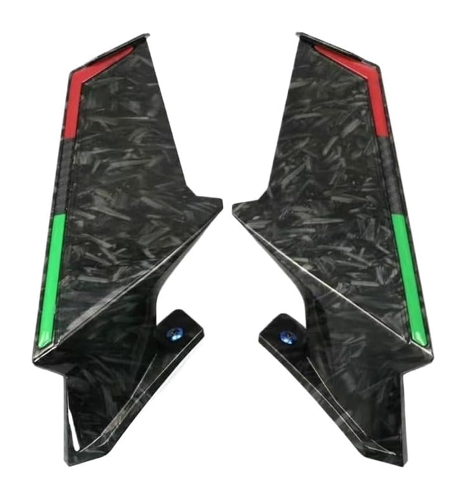 Seitenluftkanal-Abdeckung Für CBR650R CBR500R CB650R CB650F CBR650F CBR400R Motorrad Front Winglets Aerodynamische Seite Flügel Spoiler Verkleidung(Forge) von Ciloc