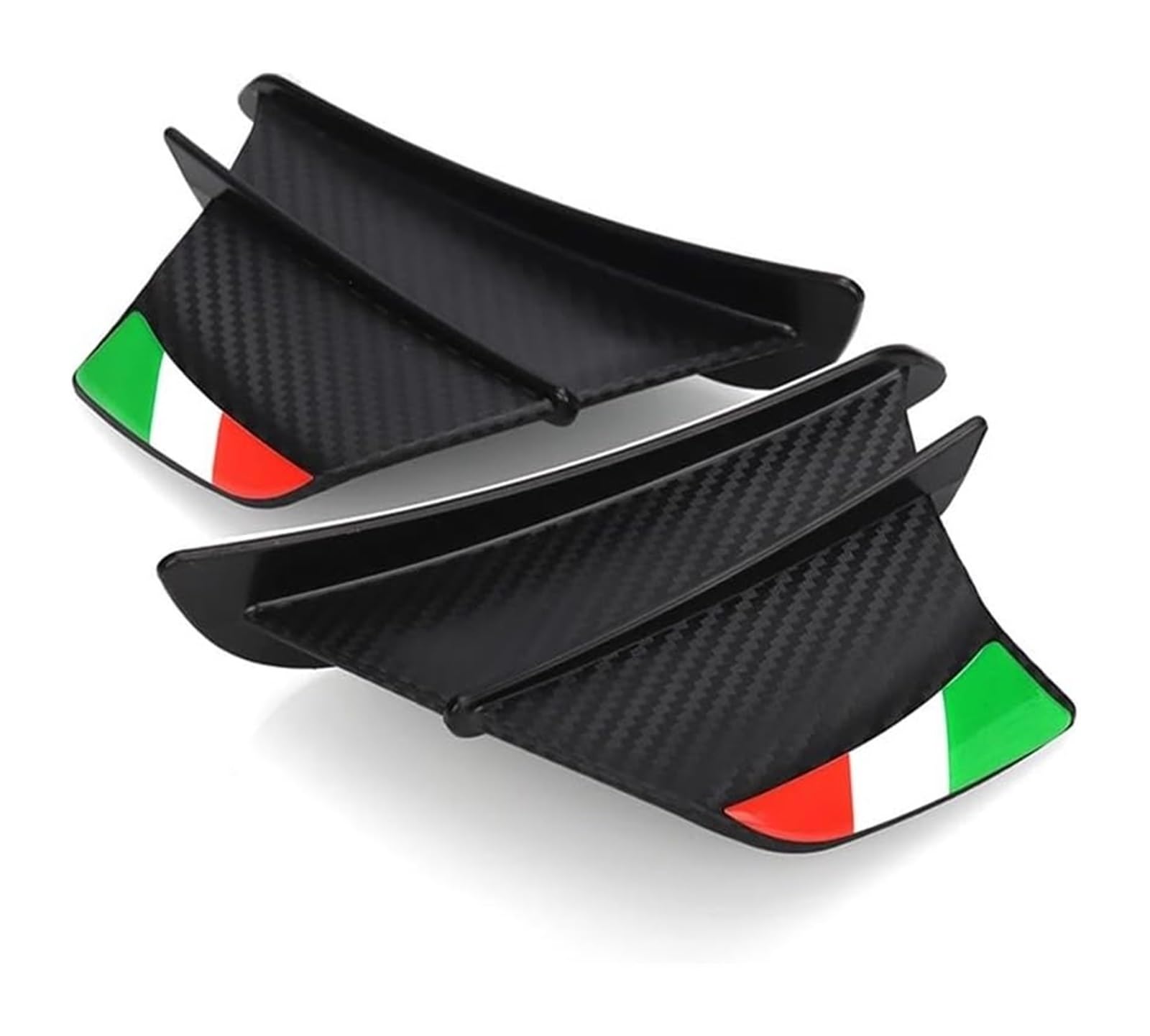 Seitenluftkanal-Abdeckung Für CBR650R CBR650F CBR500R CBR1000RR Motorrad Winglet Aerodynamische Flügel Kit Spoiler Motorrad Seitenflügel(Style7) von Ciloc