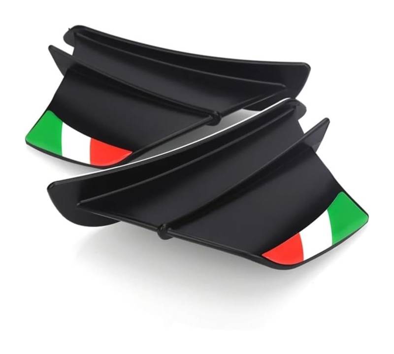 Seitenluftkanal-Abdeckung Für CBR650R CBR650F CBR500R CBR1000RR Motorrad Winglet Aerodynamische Flügel Kit Spoiler Motorrad Seitenflügel(Style8) von Ciloc