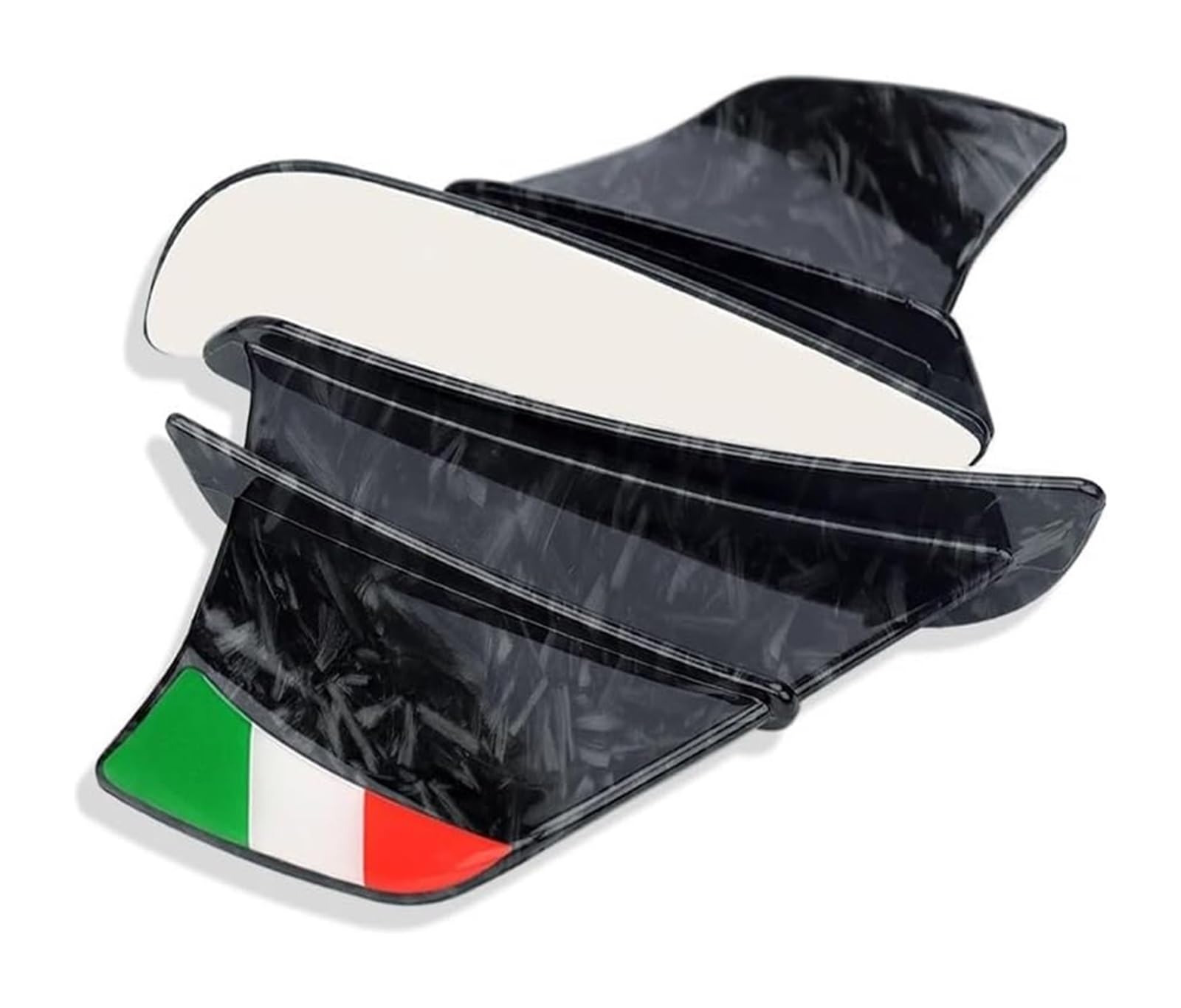 Seitenluftkanal-Abdeckung Für CBR650R CBR650F CBR500R CBR1000RR Motorrad Winglet Aerodynamische Flügel Kit Spoiler Motorrad Spoiler Flügel(Style6) von Ciloc