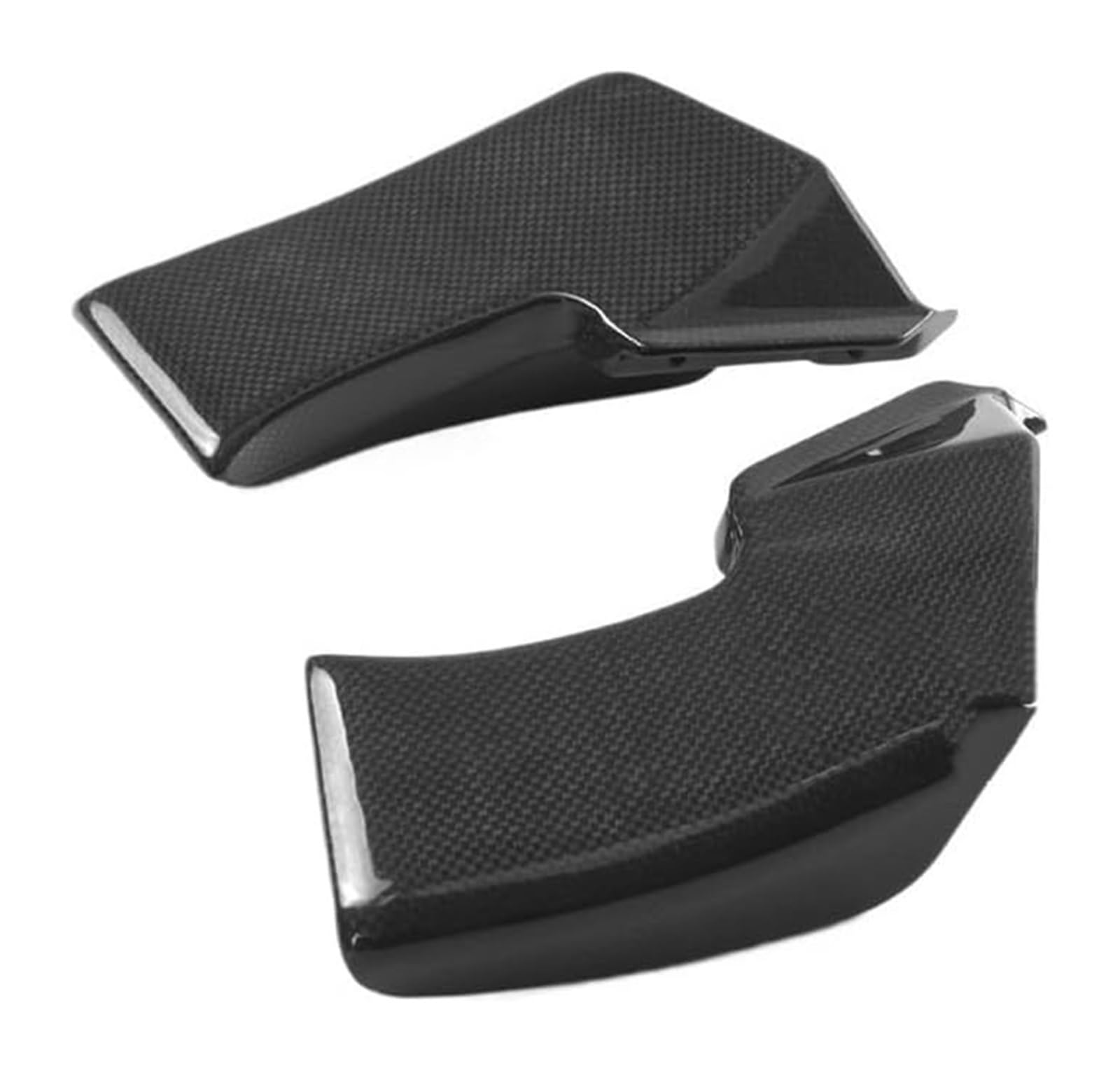 Seitenluftkanal-Abdeckung Für Du&Cati Für Streetfighter V2 V4 V4S SP 2020-2024 Carbon Fiber Winglets Seite Feste Flügel Motorrad Zubehör Glanz(Upper Gloss) von Ciloc