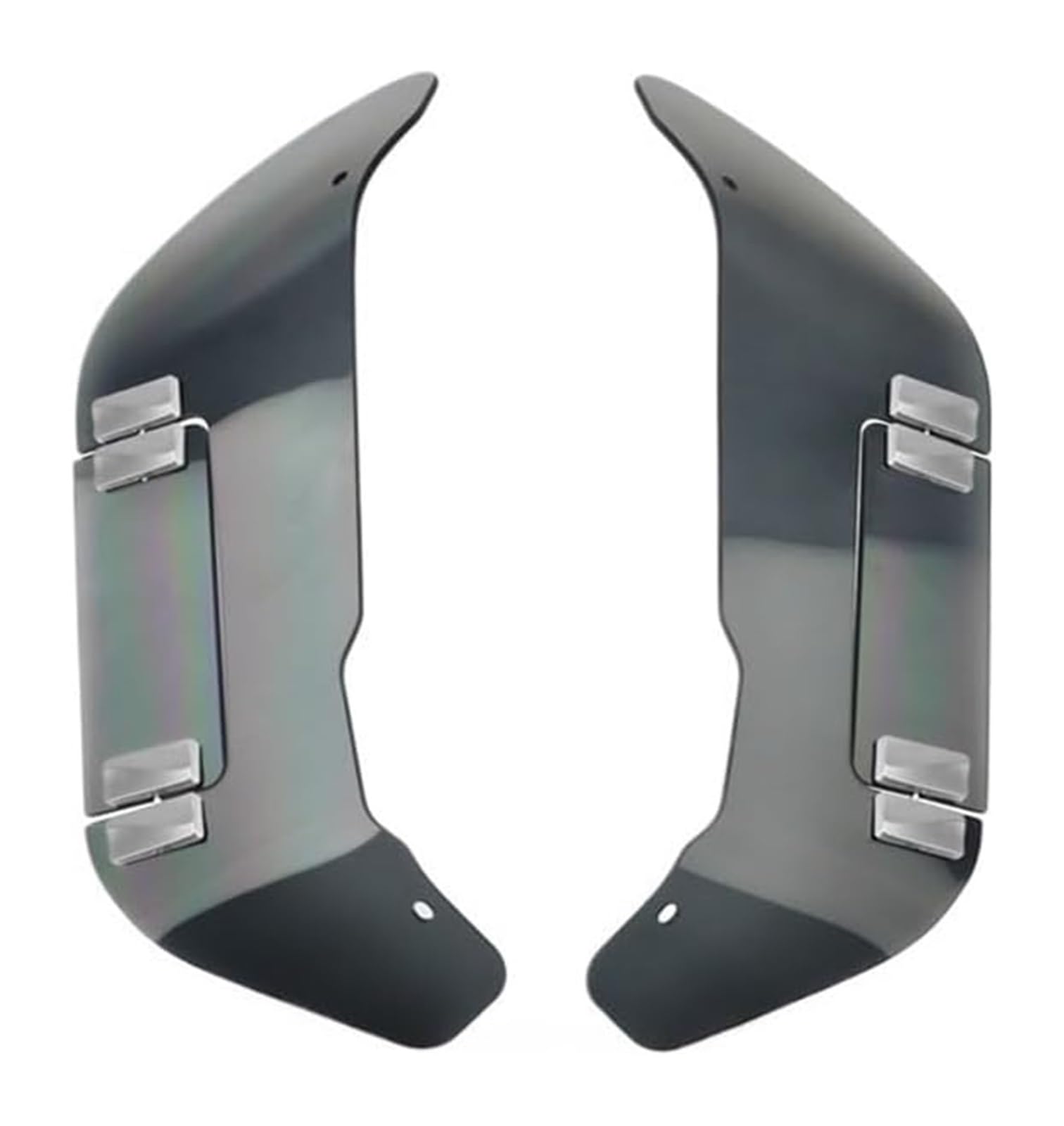 Seitenluftkanal-Abdeckung Für GL 1800 GL1800 F6B 2018-2023 Motorrad Seitenspoiler Dragon Wing Air Guard Belüfteter Windabweiser(Dark Grey) von Ciloc