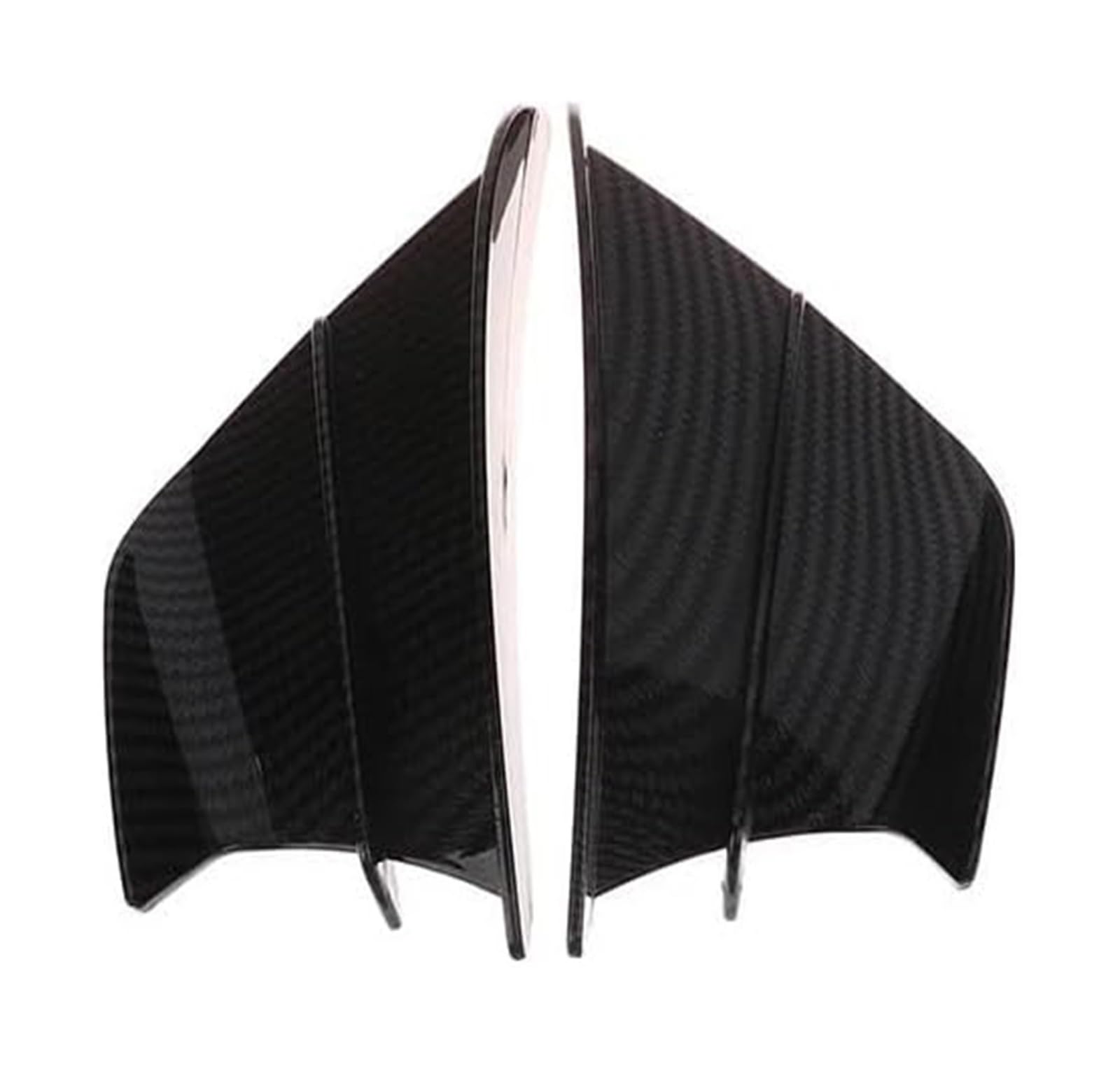 Seitenluftkanal-Abdeckung Für H2/H2R Roller Motorrad Seite Wind Winglet Spoiler Motorrad Winglet Aerodynamische Flügel Kit Spoiler(Schwarz) von Ciloc