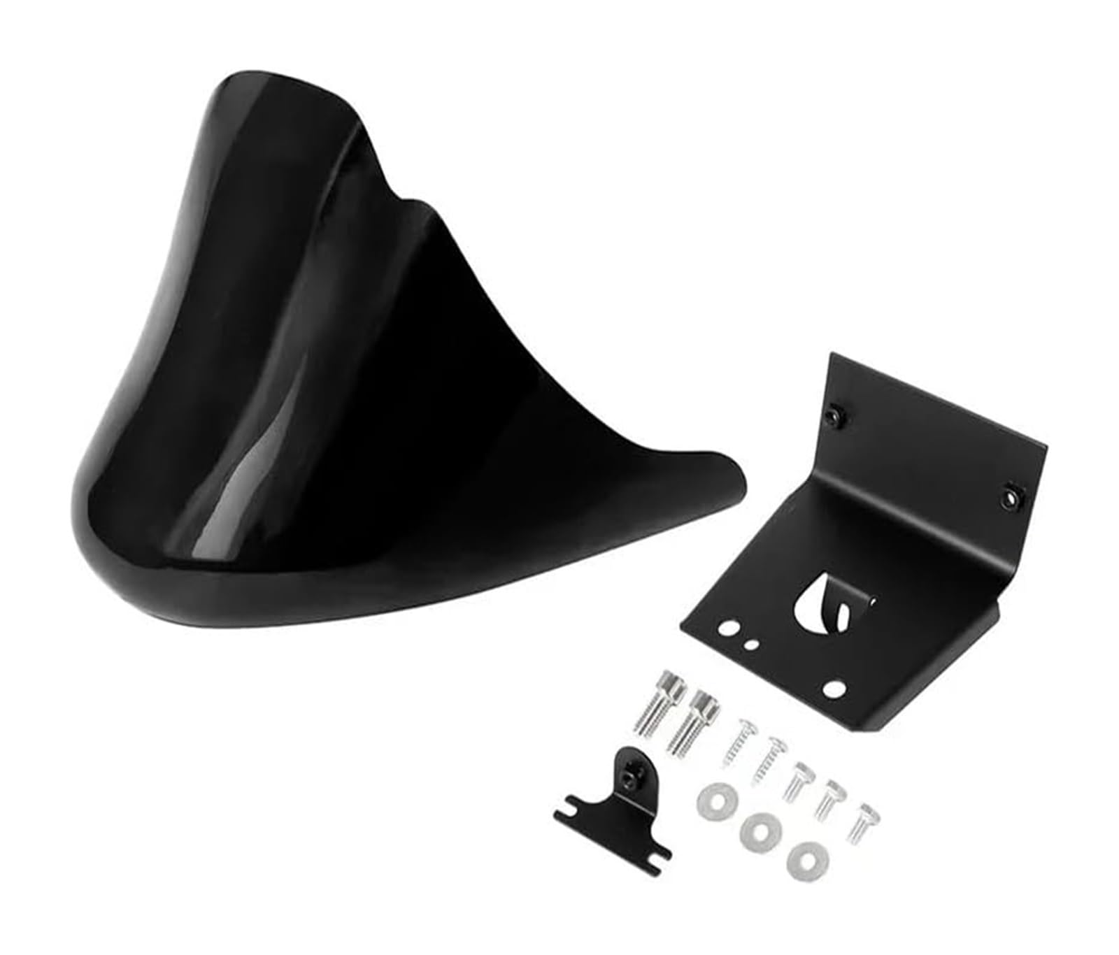 Seitenluftkanal-Abdeckung Für Harle&y Für XL Für SPO&rtster 883 1200 Motorrad Vorne Unten Spoiler Kotflügel Air Dam Kinn Verkleidung(Color-Black) von Ciloc