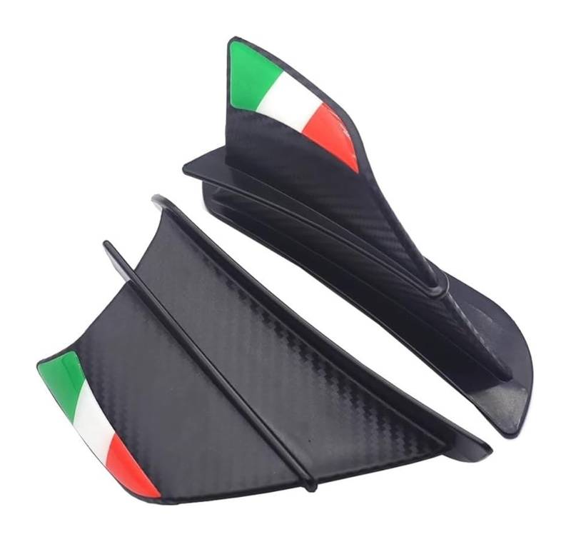 Seitenluftkanal-Abdeckung Für K&awasaki Z800 Z900 Z1000SX Für Ninja 1000 Für Tourer Z1000 ZG1000 Z900RS Motorrad Winglet Aerodynamische Flügel Kit Spoiler(3) von Ciloc