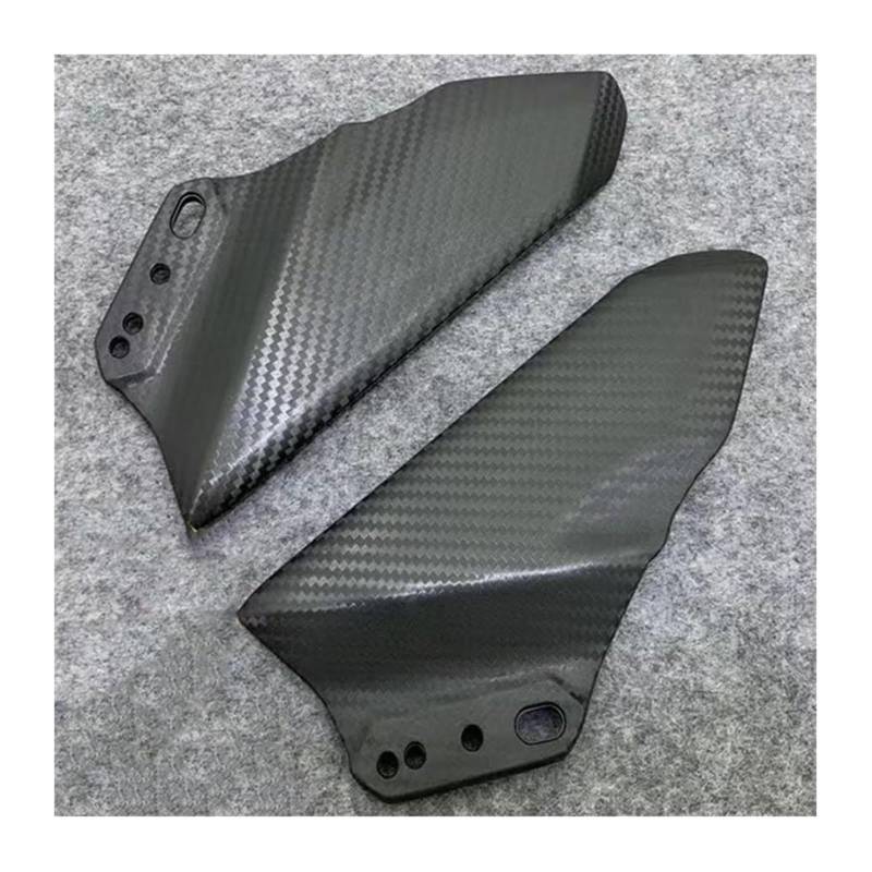 Seitenluftkanal-Abdeckung Für Kaw&asaki Für Ninja 650 ER6F ER-6F ER 6F 2017-2019 Motorradspiegel Frontverkleidung Winglets Aerodynamische Seitenflügel Spoiler(A Matte Carbon) von Ciloc