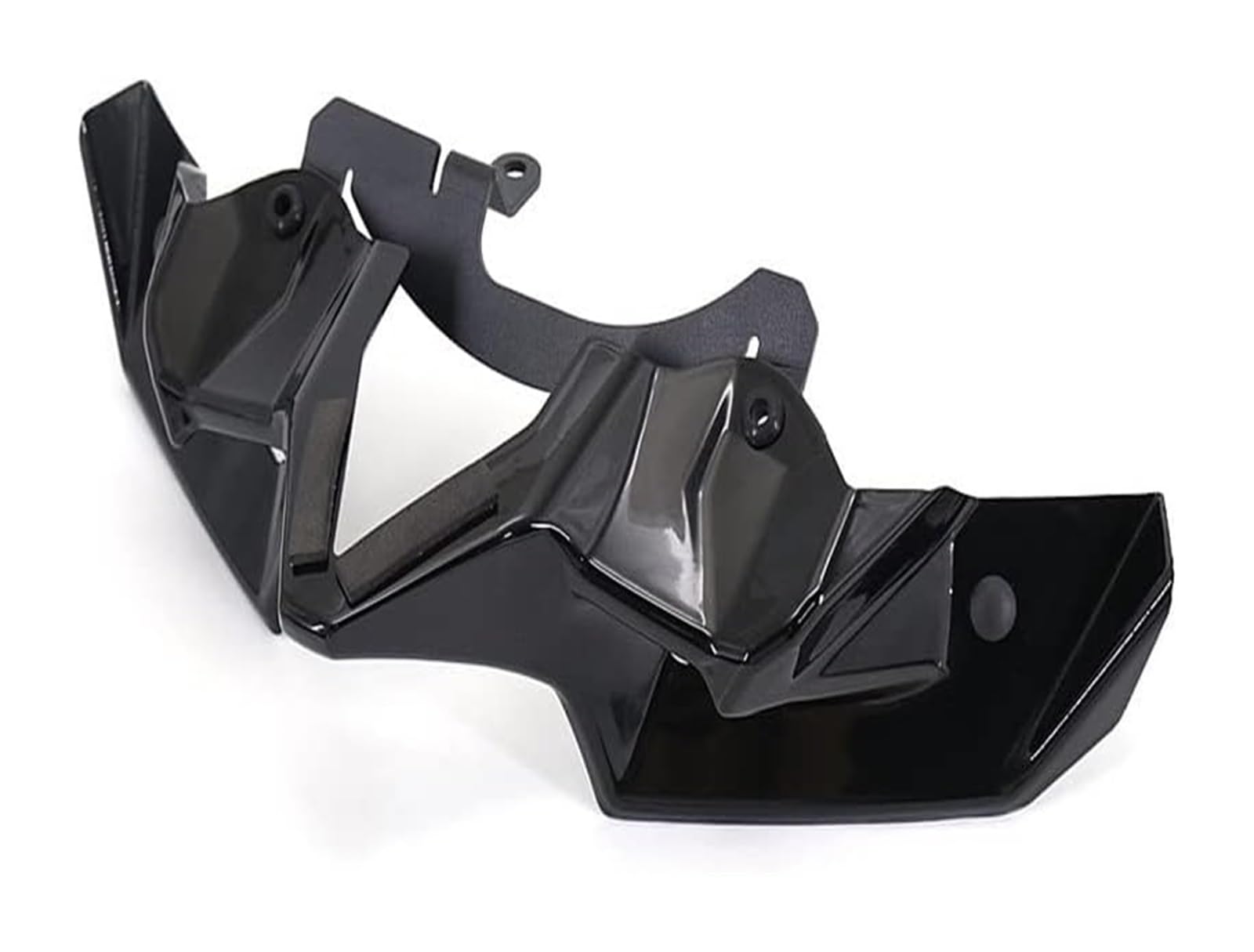 Seitenluftkanal-Abdeckung Für Kaw&asaki Z900 Z 900 2020-2022 Motorradzubehör ABS Nackter Frontspoiler Winglet Aerodynamischer Flügelsatz Spoiler(Bright Black) von Ciloc