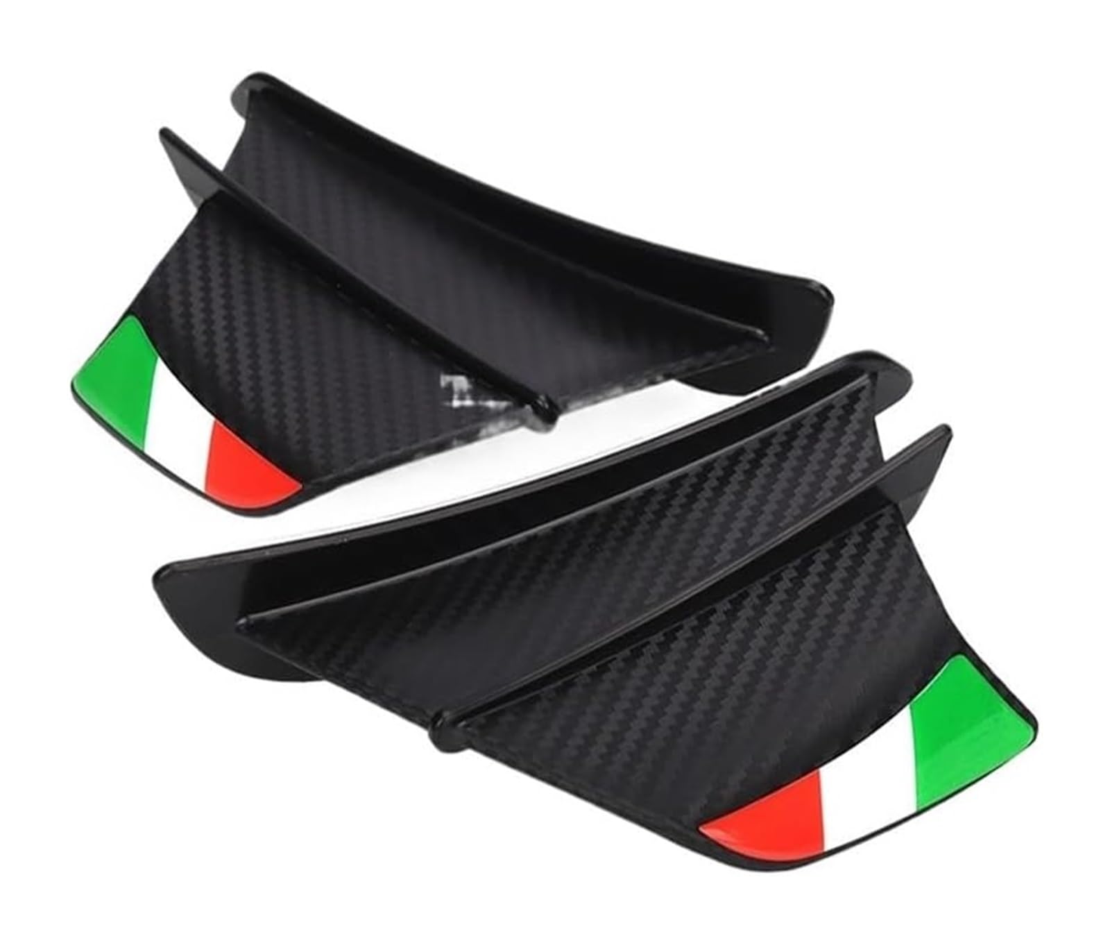 Seitenluftkanal-Abdeckung Für Ninja 300/250/650 H2 H2R Motorrad Winglet Aerodynamische Flügel Kit Spoiler Motorrad Spoiler Flügel(Style7) von Ciloc