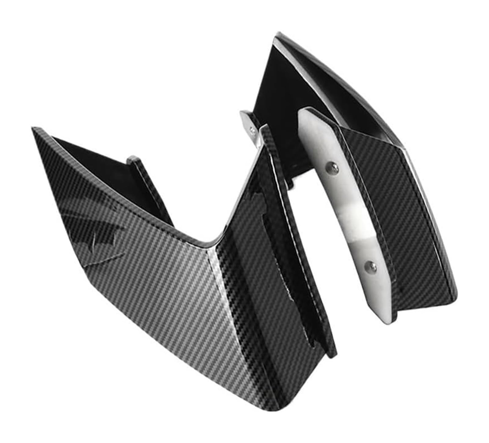 Seitenluftkanal-Abdeckung Für Ninja ZX4RR ZX-4RR ZX4R 2023 2024 Motorrad Winglet Flügel Kit Spoiler Verkleidung Aerodynamische Winglets Abdeckung(A-Carbon) von Ciloc