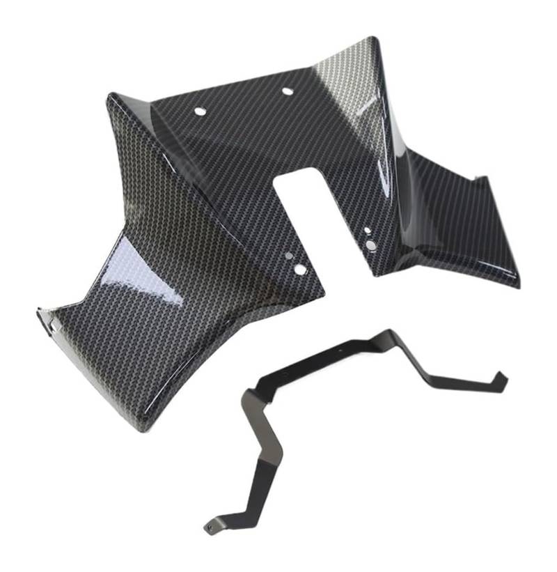 Seitenluftkanal-Abdeckung Für S&uzuki Für GSX-8S Für GSX 8S 2023 2024 Motorrad Frontspoiler Frontal Sport Winglet Aerodynamischer Wing Kit Spoiler(Carbon Fiber) von Ciloc