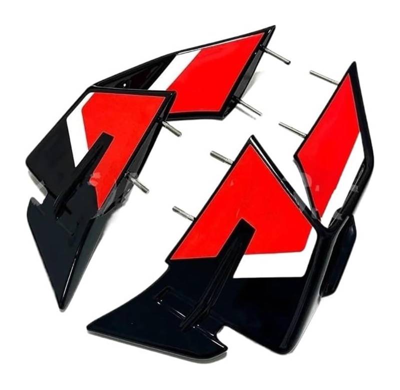 Seitenluftkanal-Abdeckung Für S1000 RR S1000rr 2023 2024 Motorrad Verkleidung Seite Motorrad Seite Flügel Winglet Aerodynamische Flügel Deflektor Spoile(rot) von Ciloc