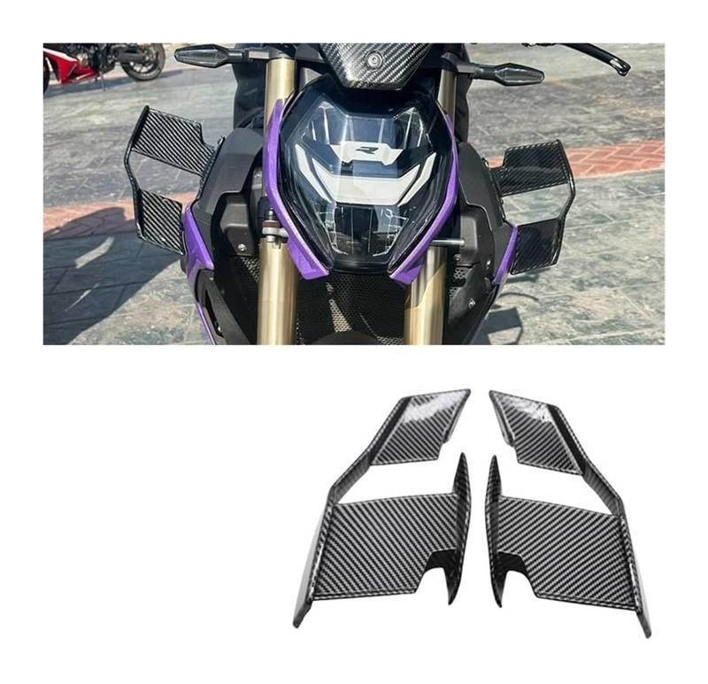 Seitenluftkanal-Abdeckung Für S1000R S1000r M1000R 2021-2023 Zubehör Motorräder Verkleidung Seite Winglet Aerodynamische Flügel Kit Spoiler(Custom Colours) von Ciloc