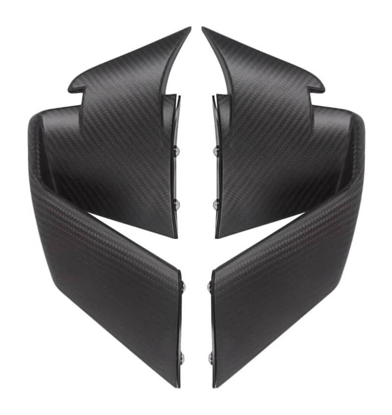 Seitenluftkanal-Abdeckung Für S1000RR 2019-2021 Motorrad Seite Wind Flügel Seite Flügel Motorrad Winglet Seite Fixed Wing Spoiler Air Deflektor(Matte) von Ciloc